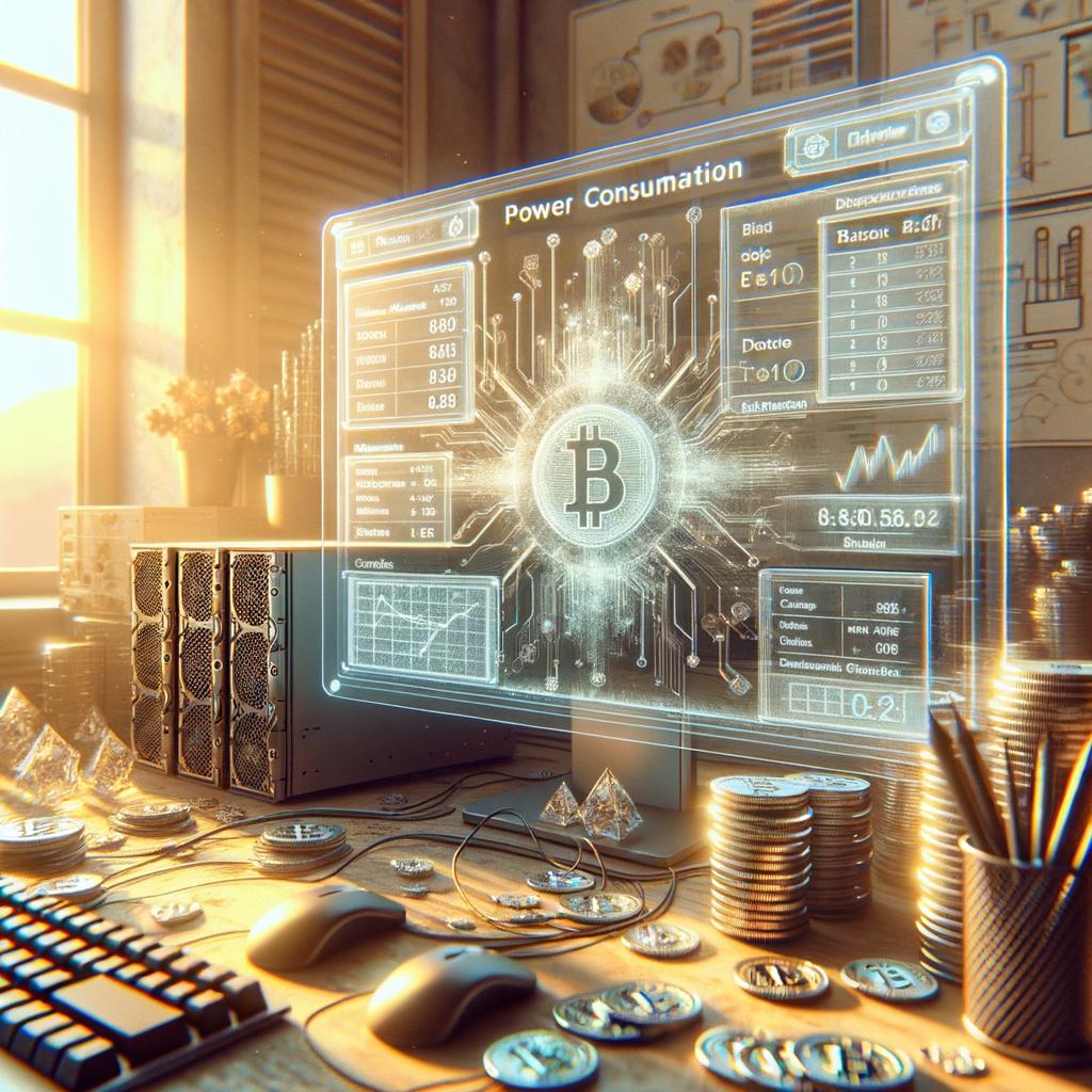 比特币挖矿硬件电力消耗：月度成本计算器