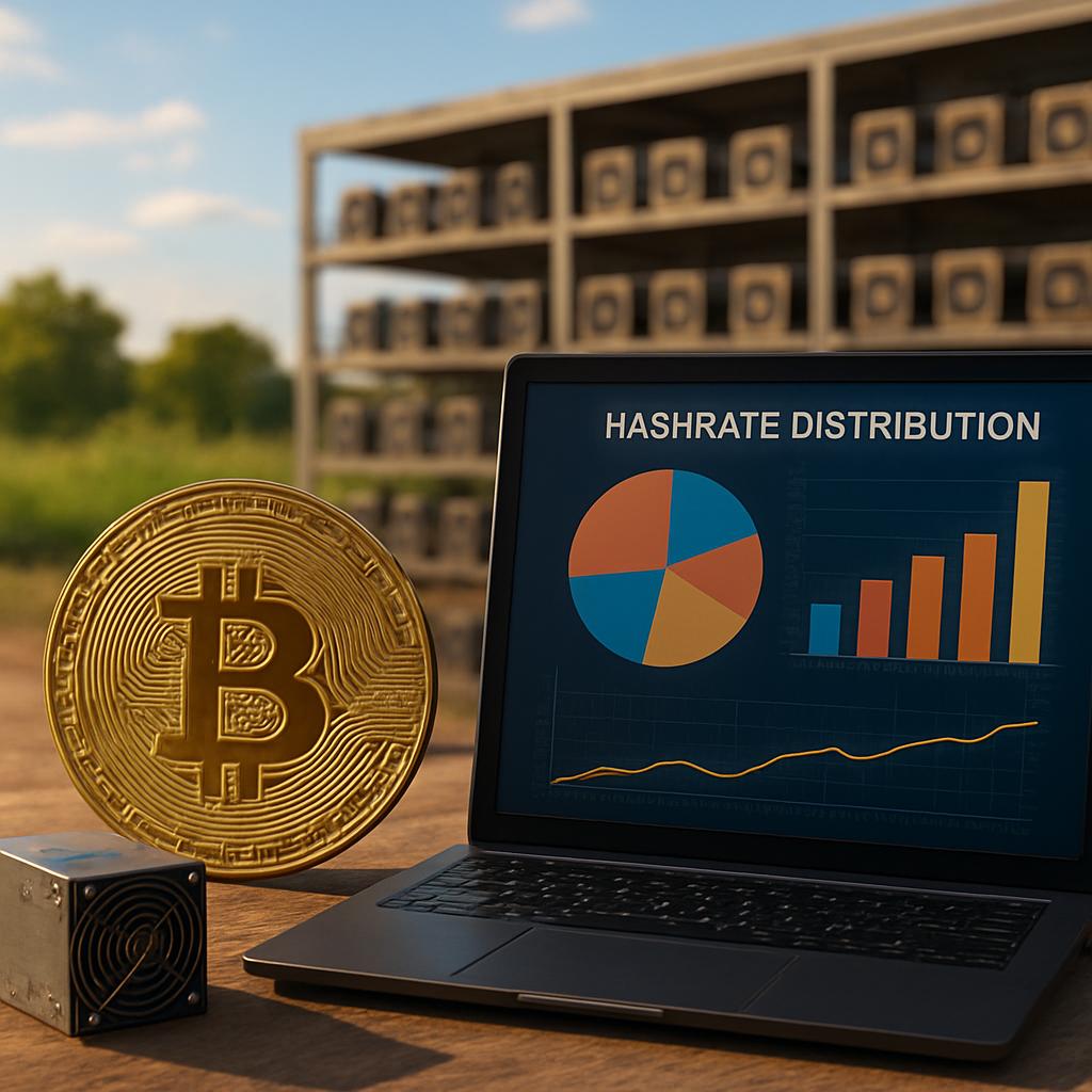 ビットコインマイニングプールのハッシュレート分布：集中化分析