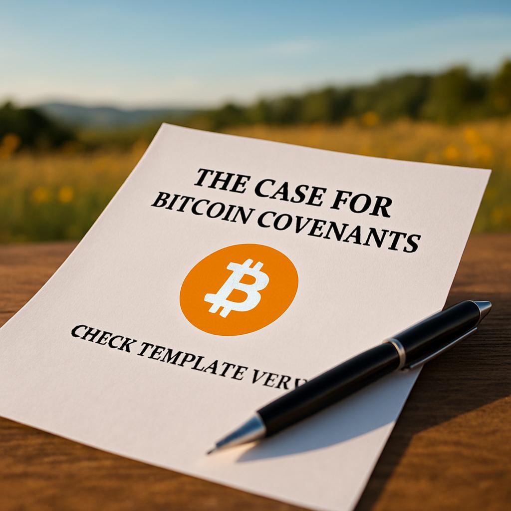 CHECKTEMPLATEVERIFY (CTV): The Case for Bitcoin Covenants