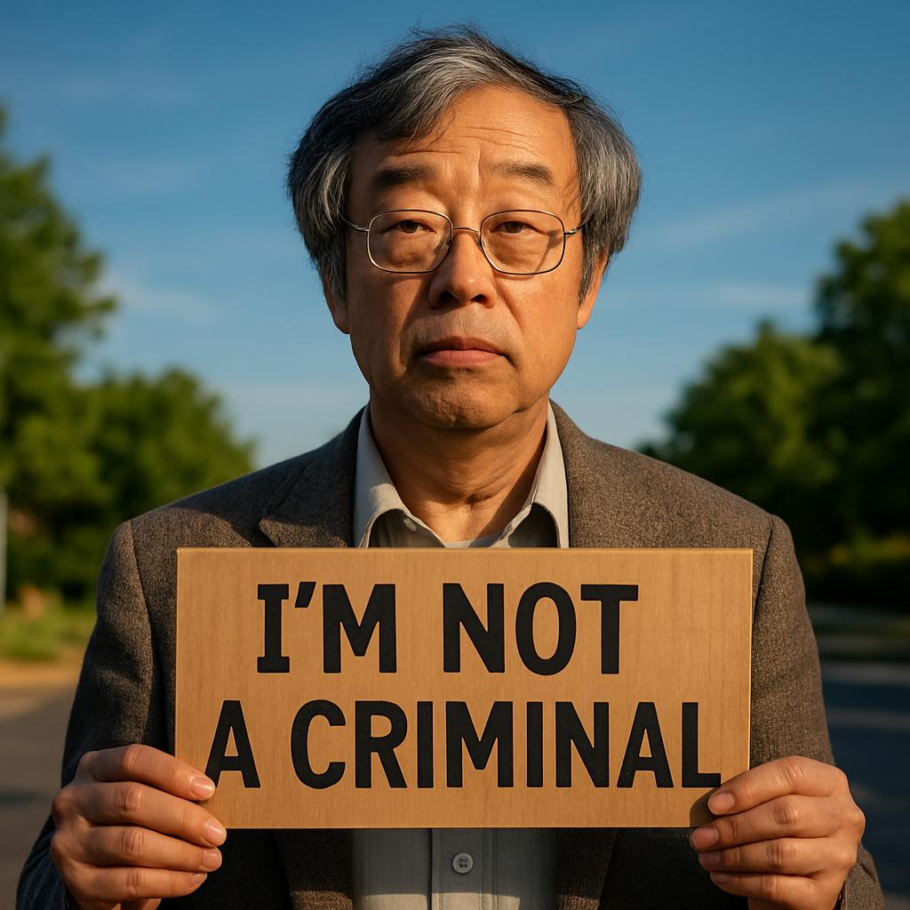 Satoshi’s Quote: I’m not a criminal